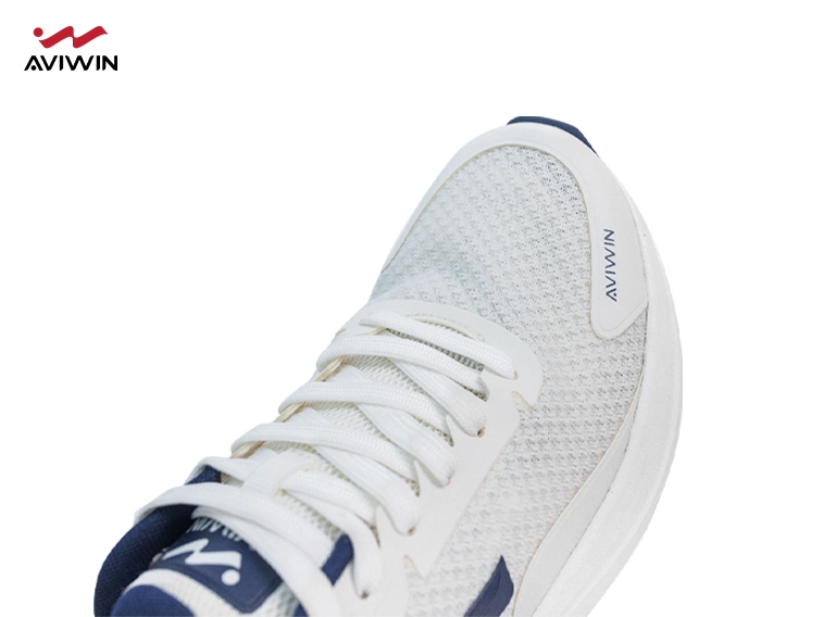 [NÂNG LÊN 1 SIZE] Giày Thể Thao Nam Nữ Aviwin Nimbus Stride White/Blue NB01