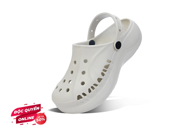 Dép Clogs Nữ Aviwin Avicharm Màu Kem AVCH