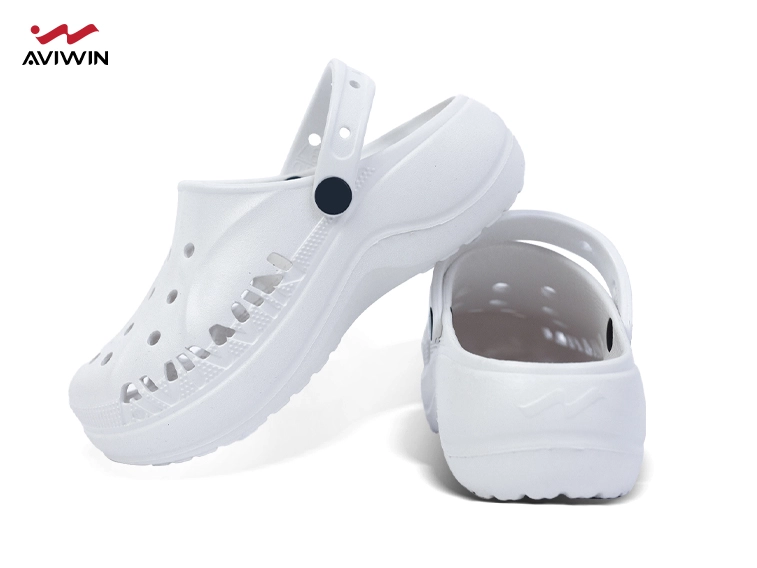 Dép Clogs Nữ Aviwin Avicharm Màu Trắng AVCH