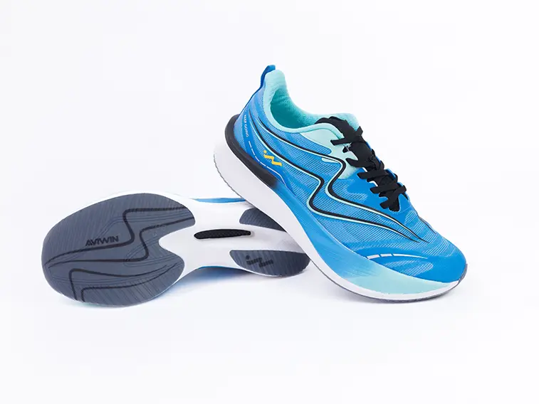   Giày Thể Thao Chạy Bộ Nam Aviwin Avirace Half Carbon Aqua Blue