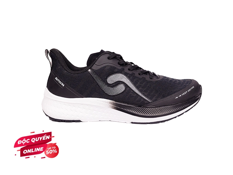  Giày Thể Thao Nam Aviwin Avispeed Black AVS001