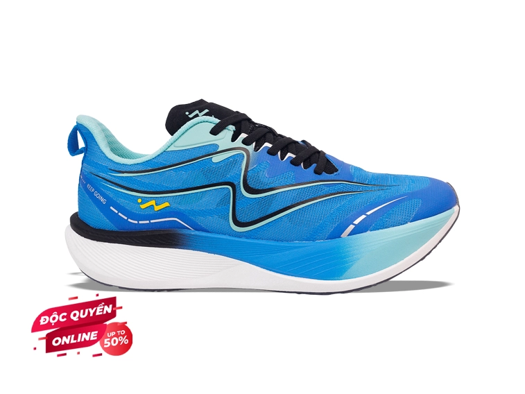   Giày Thể Thao Chạy Bộ Nam Aviwin Avirace Half Carbon Aqua Blue