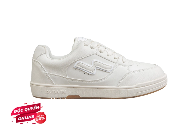 Giày Thời Trang Sneaker Unisex Aviwin Zevo Kem AVZ