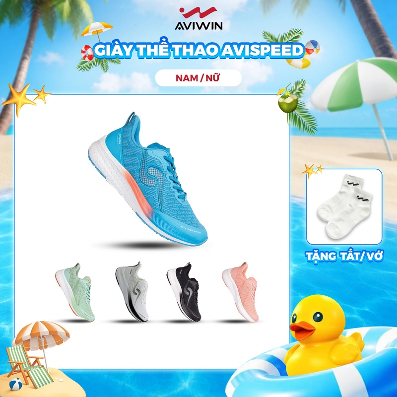  Giày Thể Thao Nam Aviwin Avispeed Blue AVS001