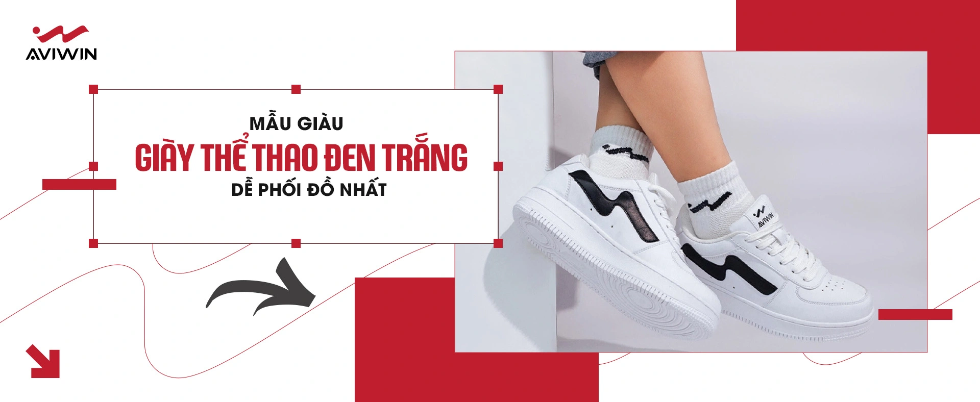 Top các mẫu giày thể thao nam đen trắng thời trang dễ phối đồ nhất hiện nay